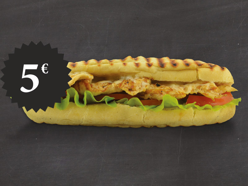 la sandwich panini  poulet Cazapan